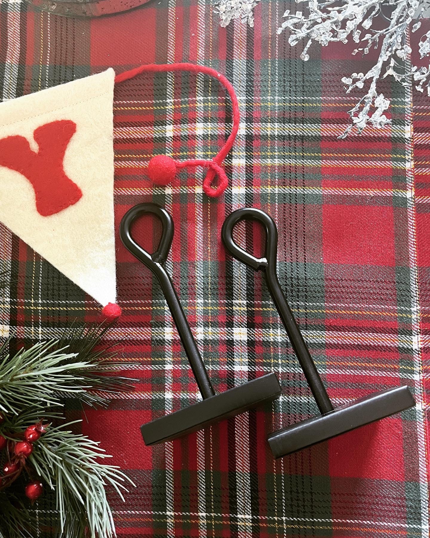7” Mini Party Post Set - Black Finish
