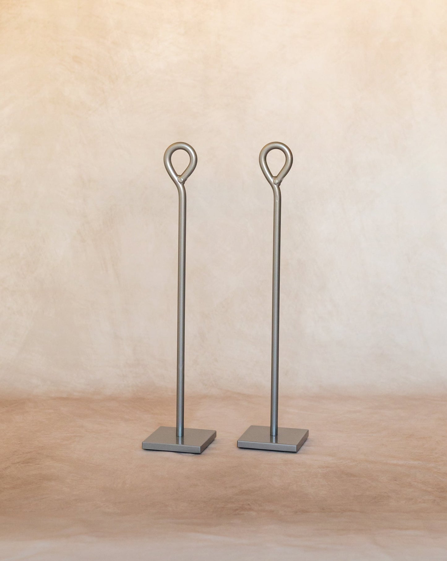 20" Party Post Set - Silver Finish