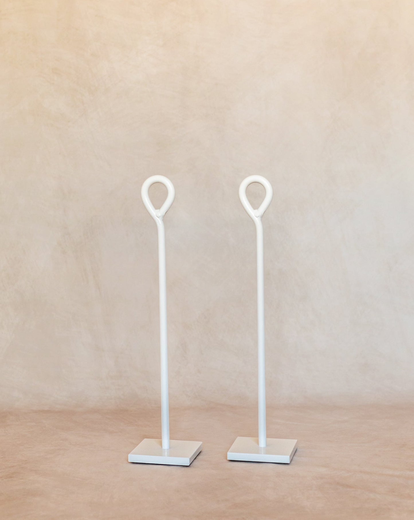 18" Party Post Set - White Finish