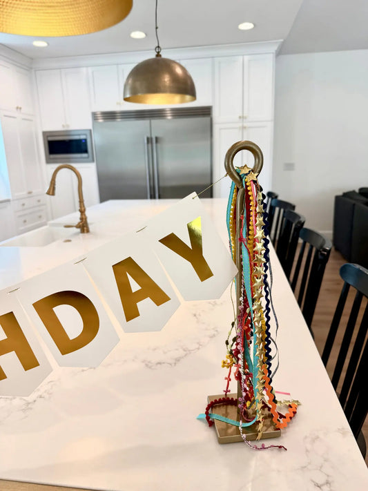 18” Party Post Set - Gold Finish